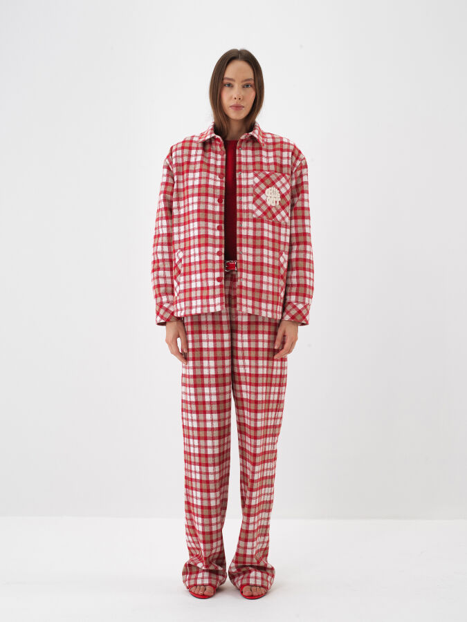 Shiny Plain Pants - Xint