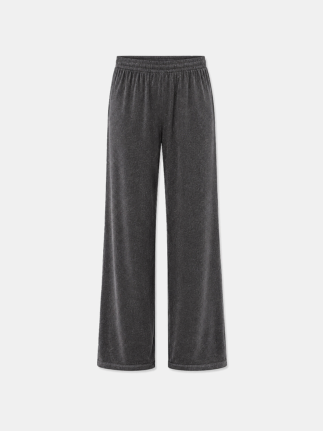 Shiny Glossy Plain Pants - 1