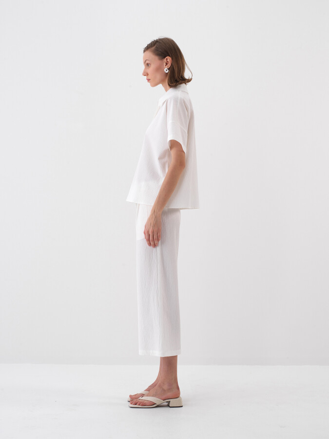 White Oversize Cotton Trousers (1)