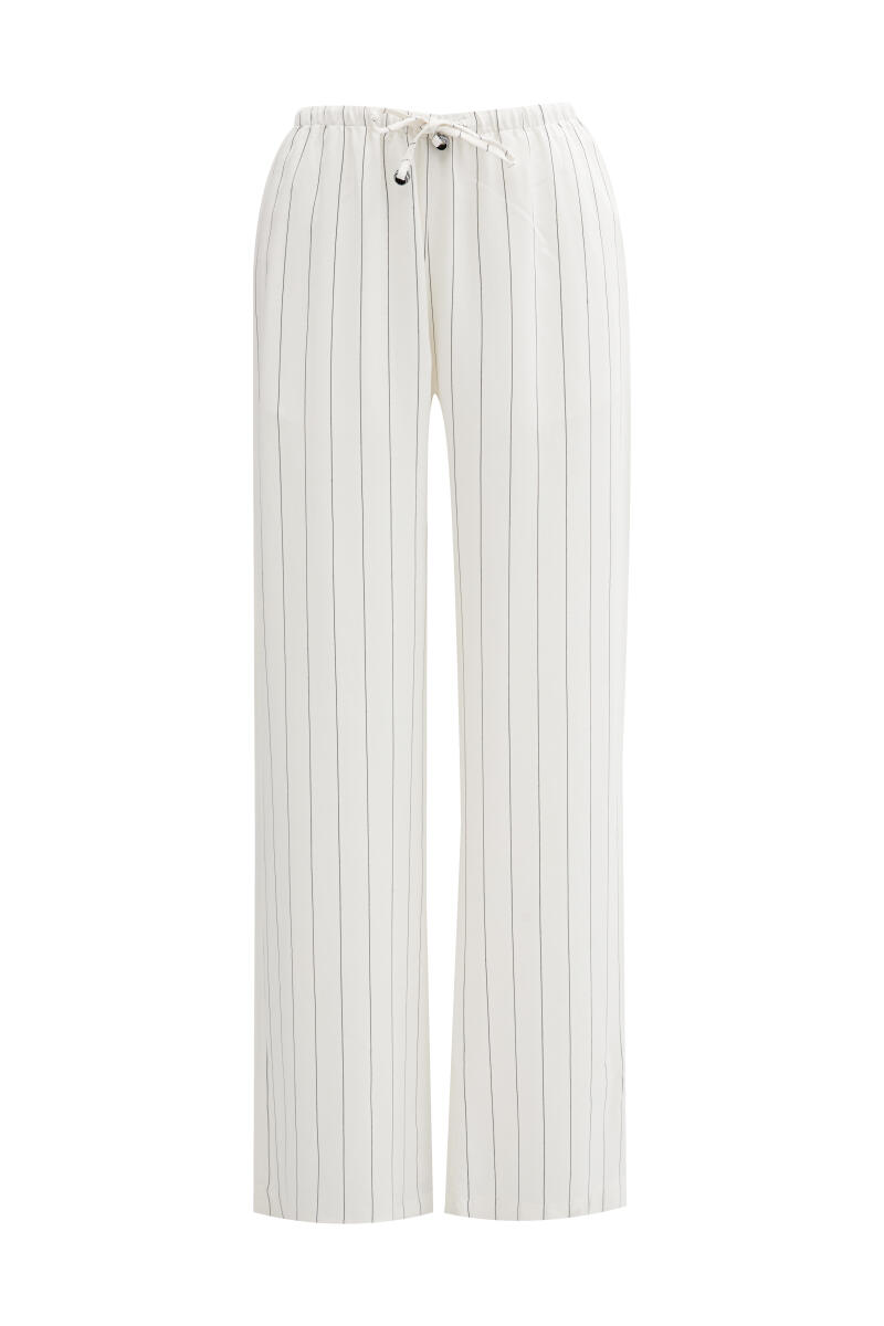 White Oversize Trousers - 6