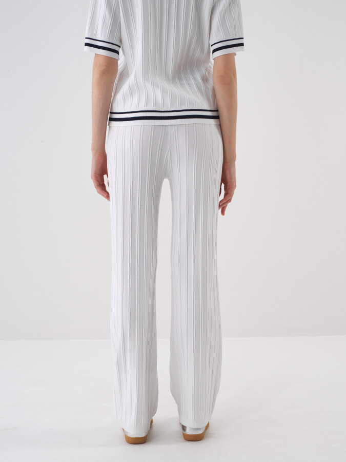 White Oversize Trousers - 3