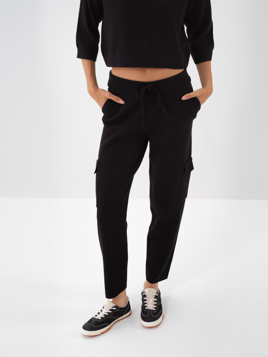 Wool Cargo Pocket Pants