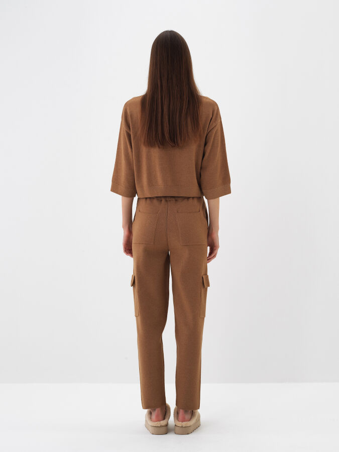 Wool Cargo Pocket Pants - Xint