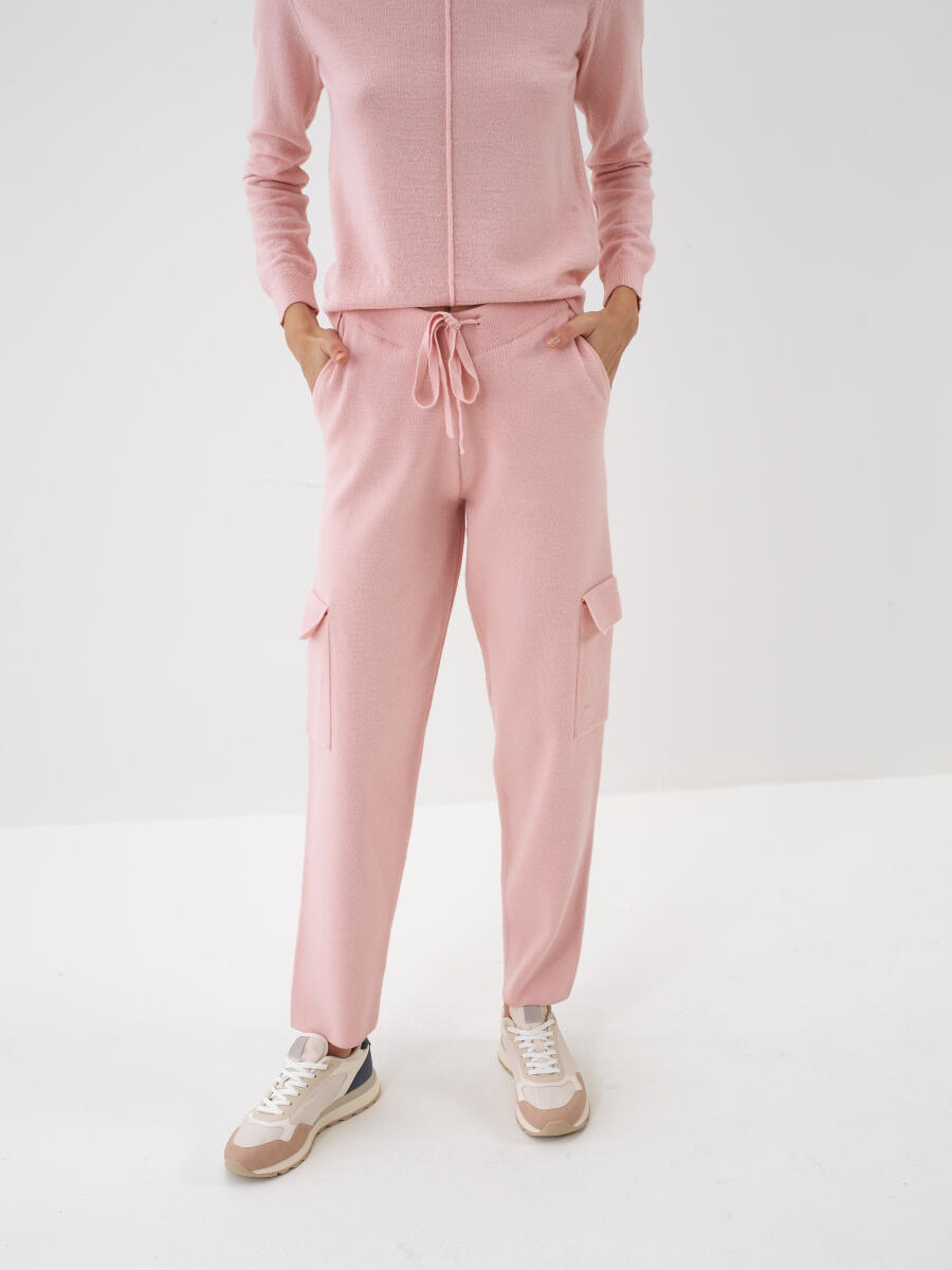 Wool Cargo Pocket Pants