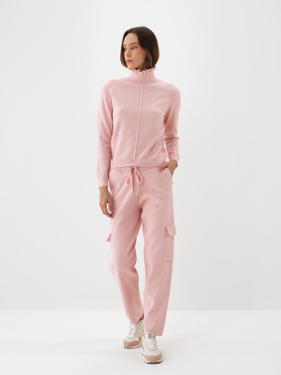 Wool Cargo Pocket Pants - 3