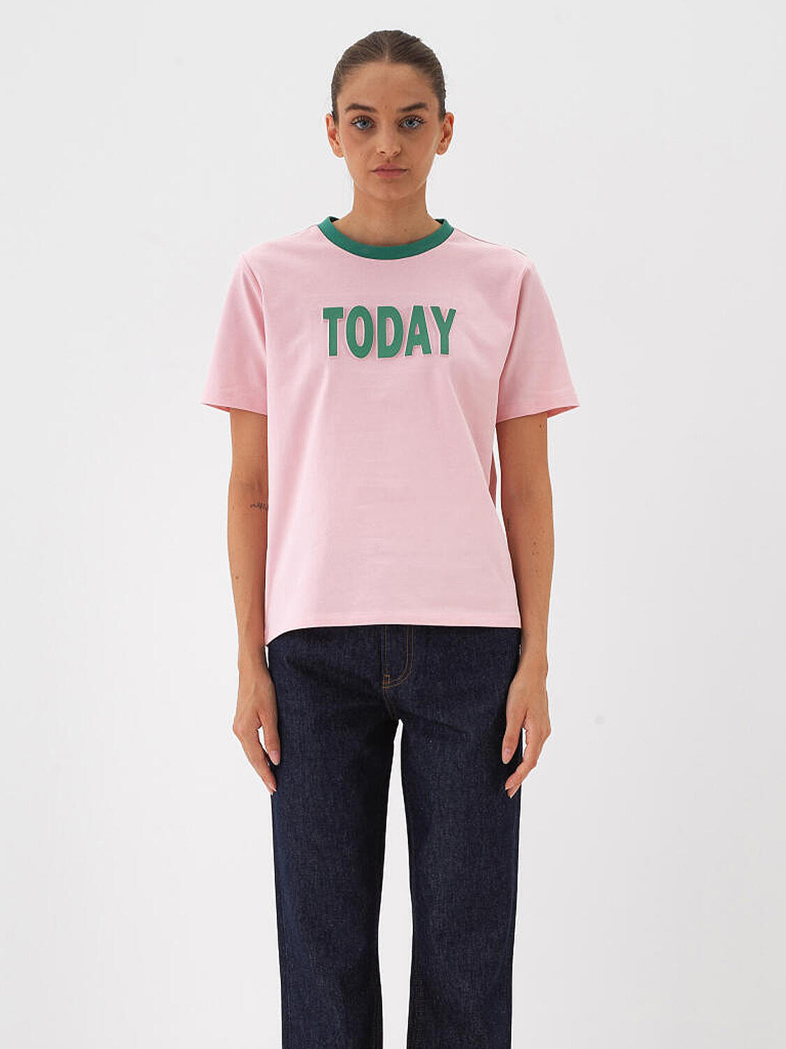 100% Cotton Printed T-Shirt - 1