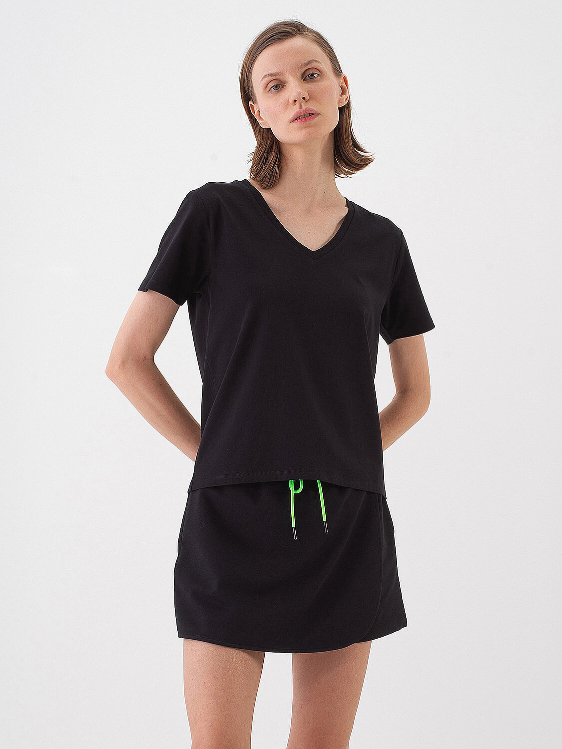 Black Regular Fit Cotton T-Shirt