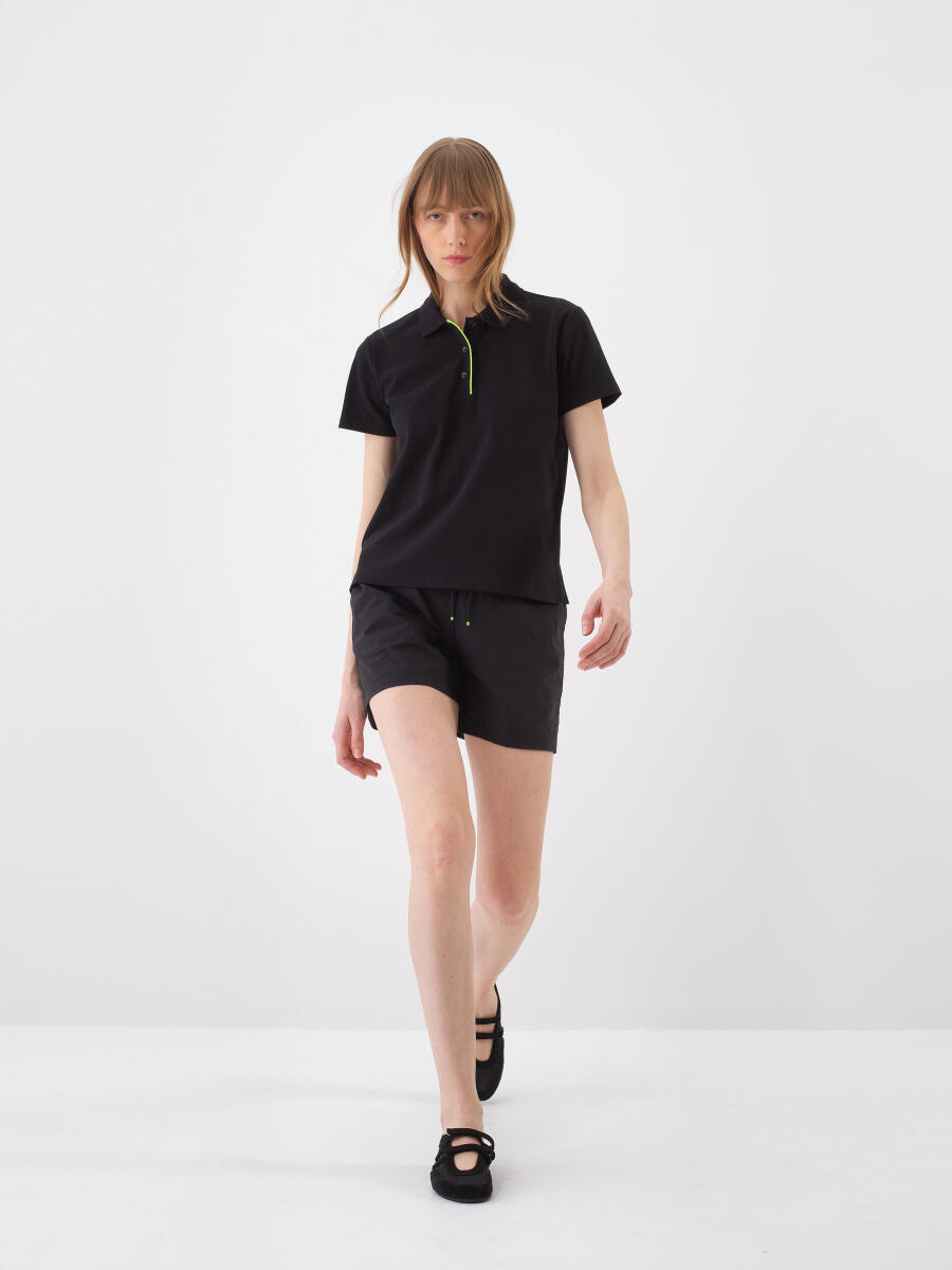 Black Regular Fit Cotton T-Shirt - 2