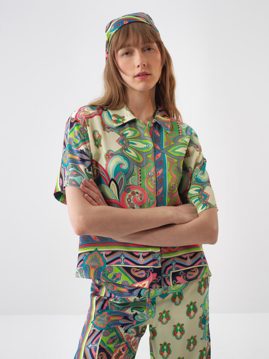 Green Oversize Shirt - 1