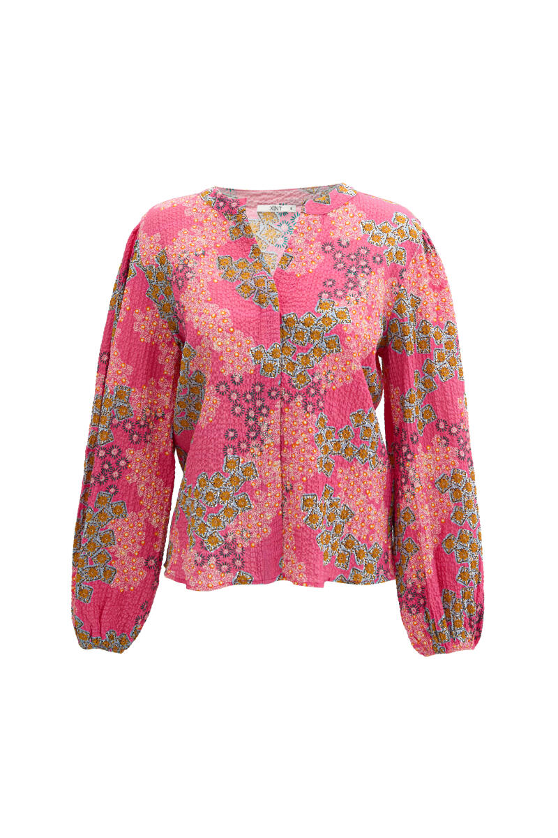 Pink Regular Fit Cotton Shirt - 6