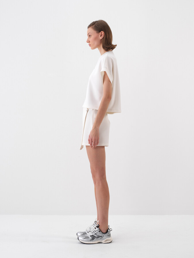 White Oversize Cotton T-Shirt - 3