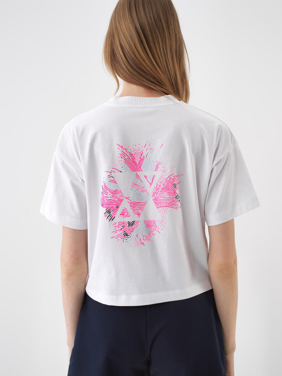 White Oversize Cotton T-Shirt - 4