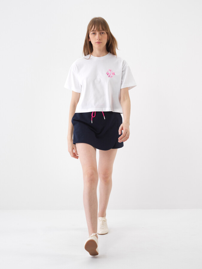 White Oversize Cotton T-Shirt - 2