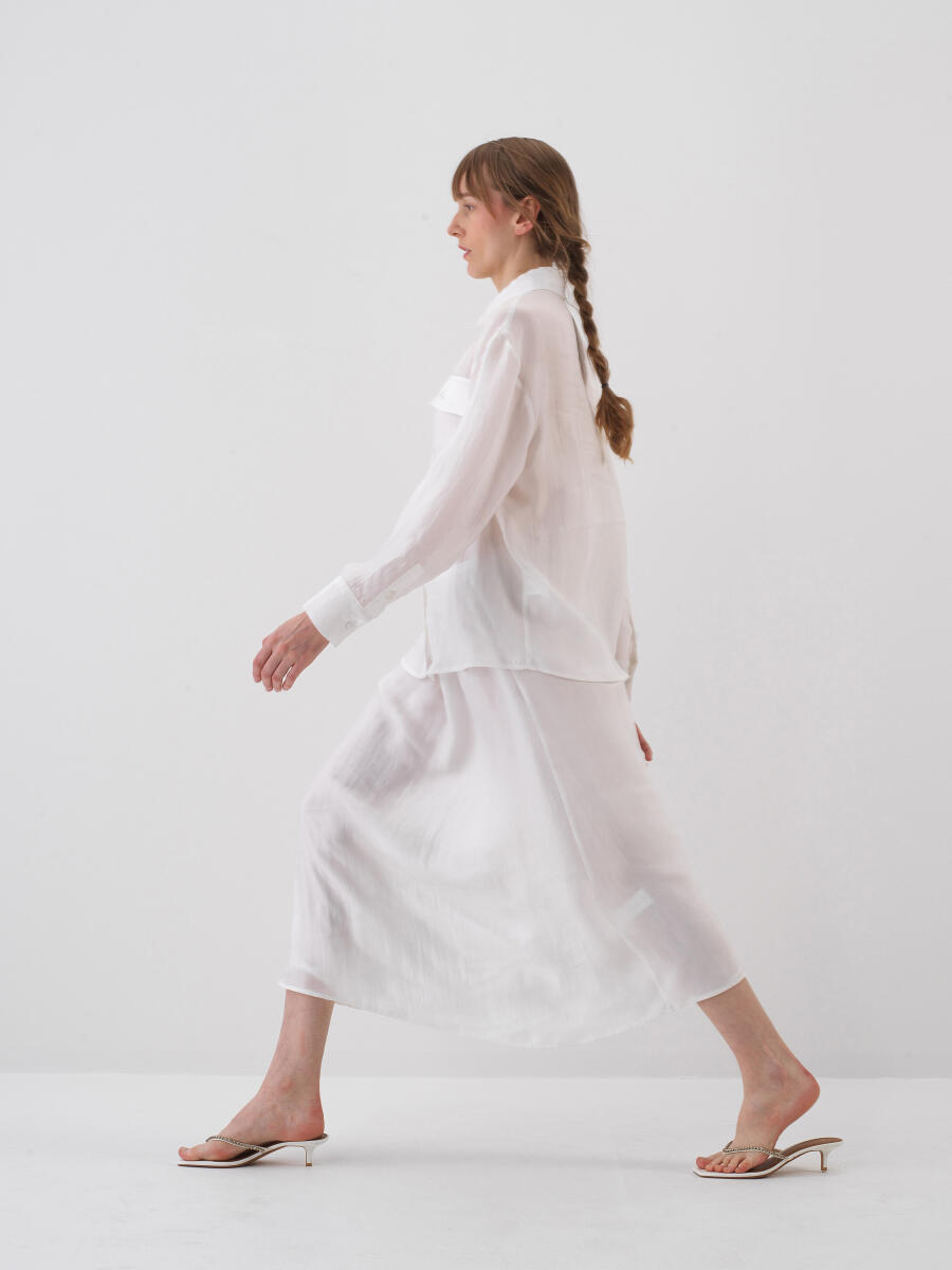 White Oversize Shirt - 3