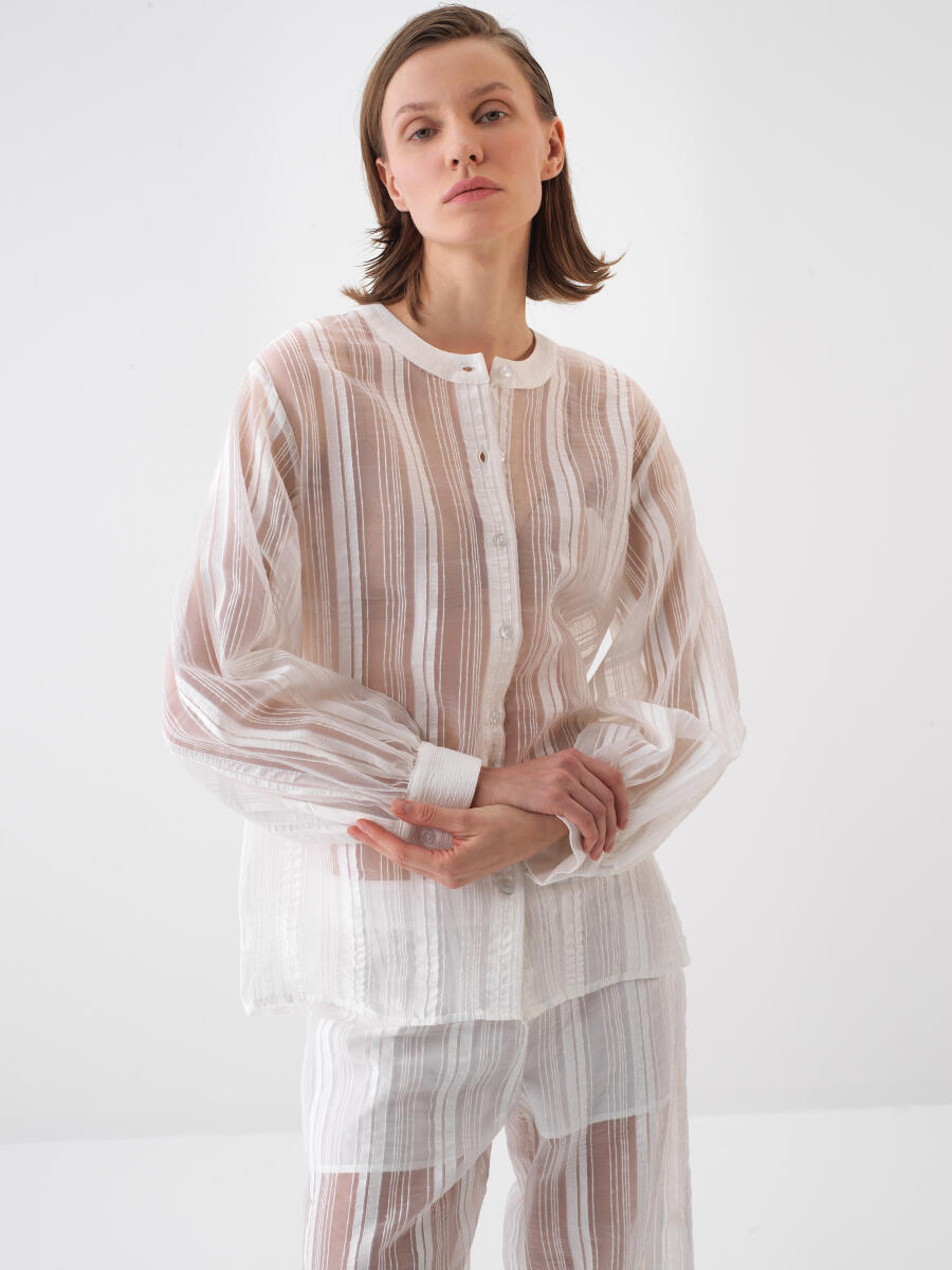 White Oversize Shirt - 1