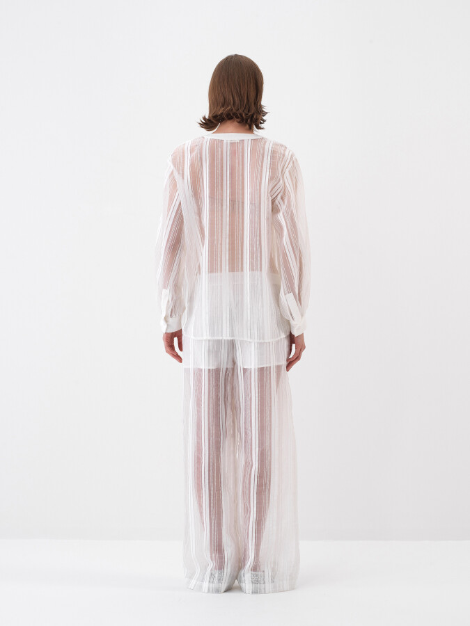 White Oversize Shirt - 6