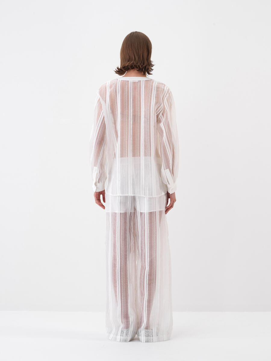 White Oversize Shirt - 6