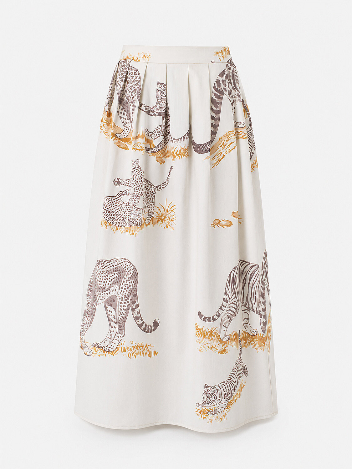 100% Cotton Patterned Skirt - 5