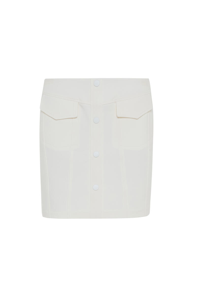 Plain Cotton Skirt - 1