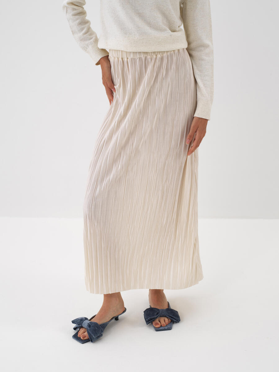 Plain Pleated Skirt - 1