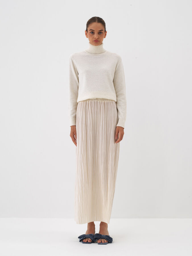 Plain Pleated Skirt - Xint