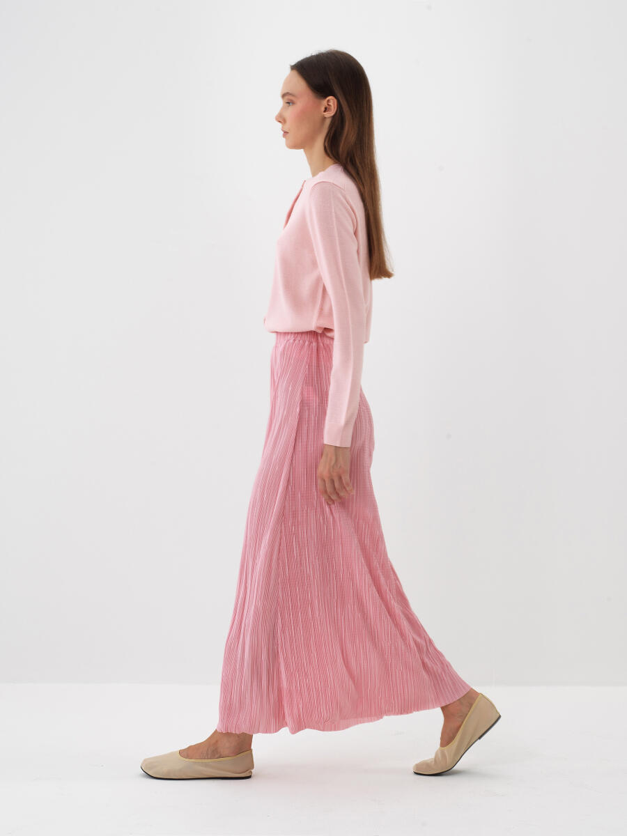 Plain Pleated Skirt - 2