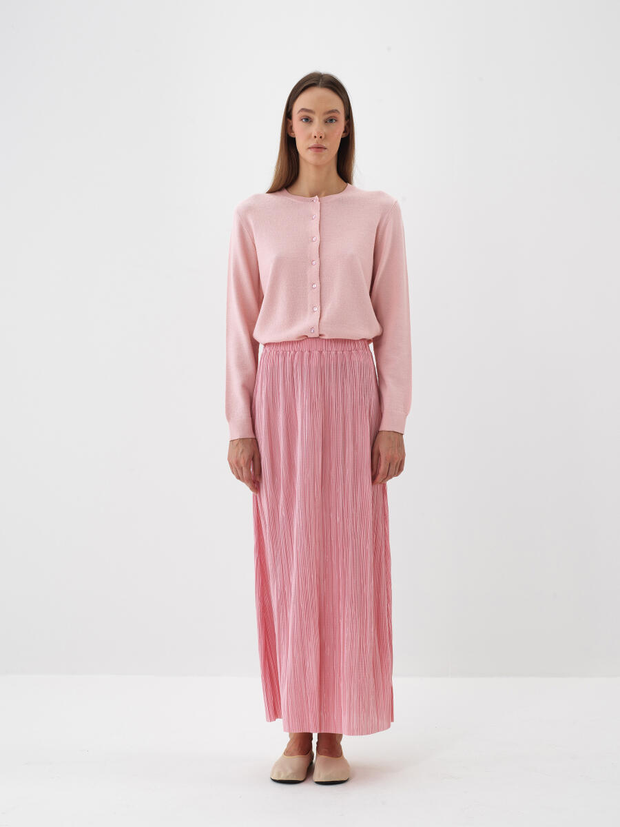 Plain Pleated Skirt - 2