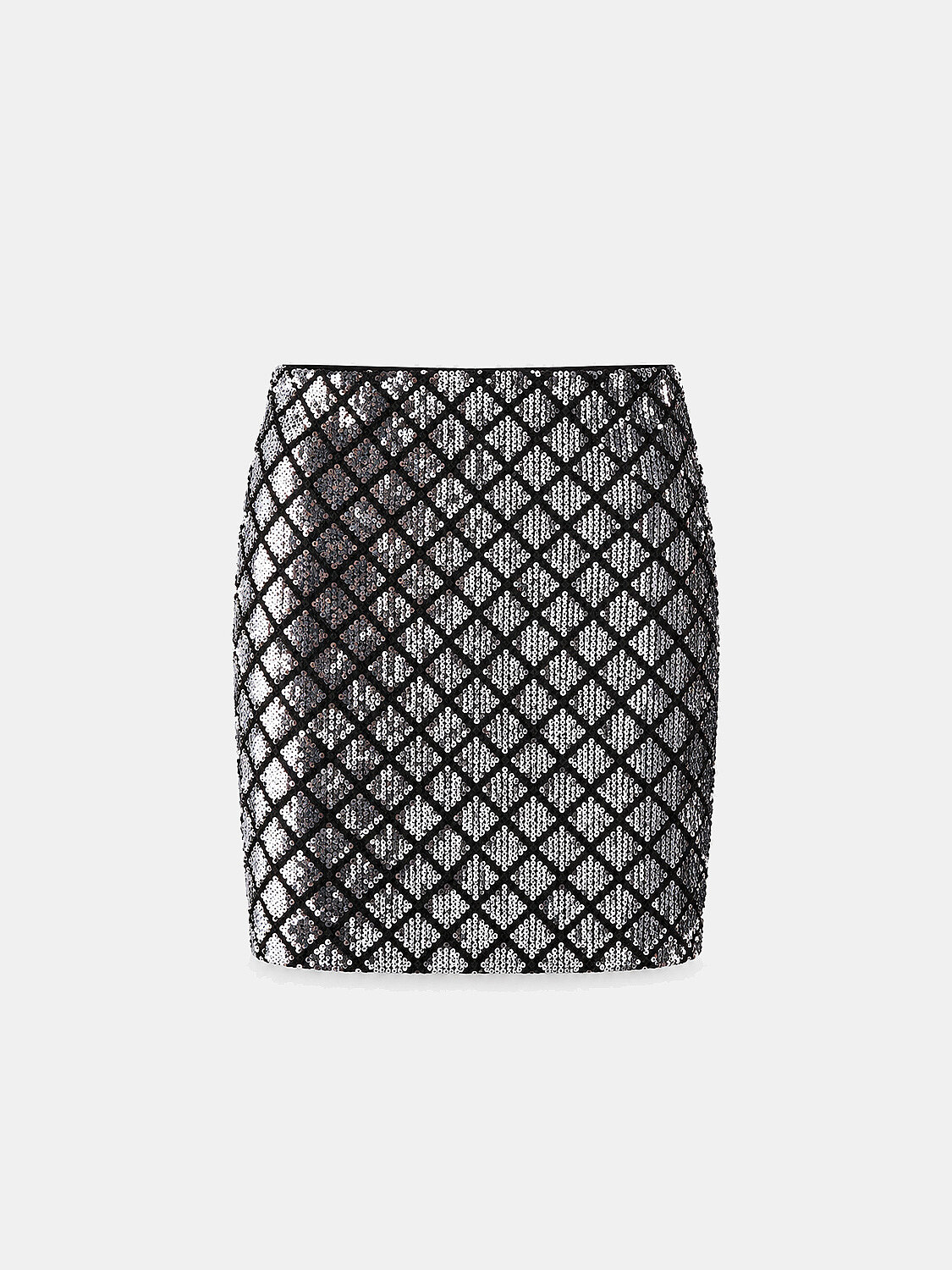 Shiny Patterned Skirt