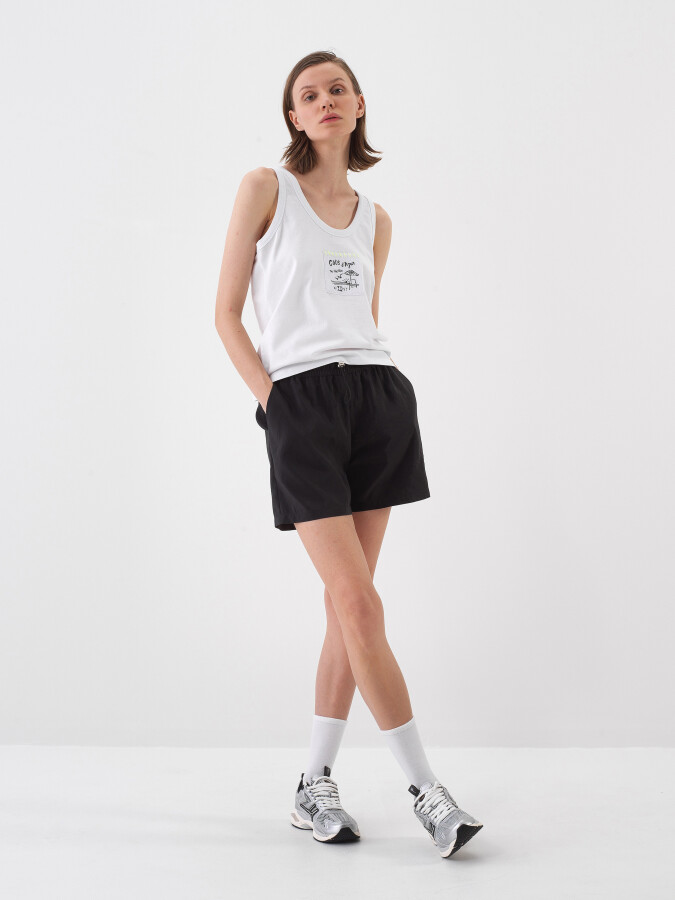 Black Oversize Shorts - 4