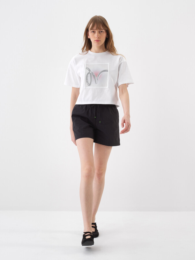 Black Oversize Shorts - 5