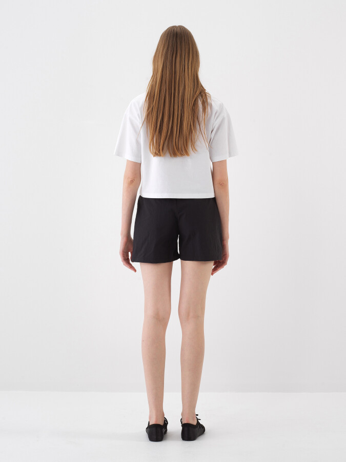 Black Oversize Shorts - 4