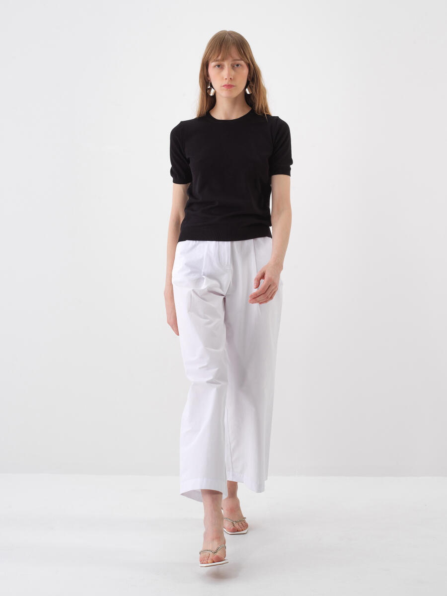 Black Regular Fit Sweater - 2