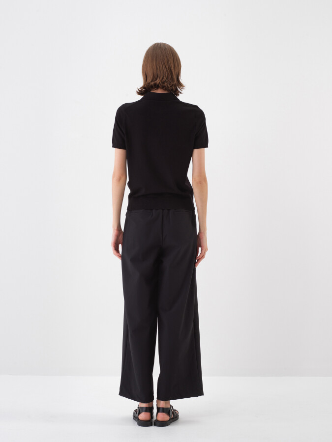 Black Regular Fit Sweater - 5