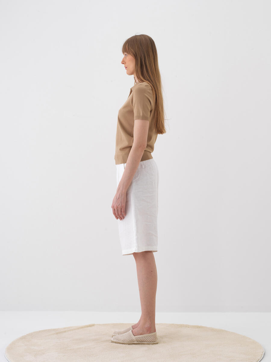 Camel Regular Fit Sweater - 3