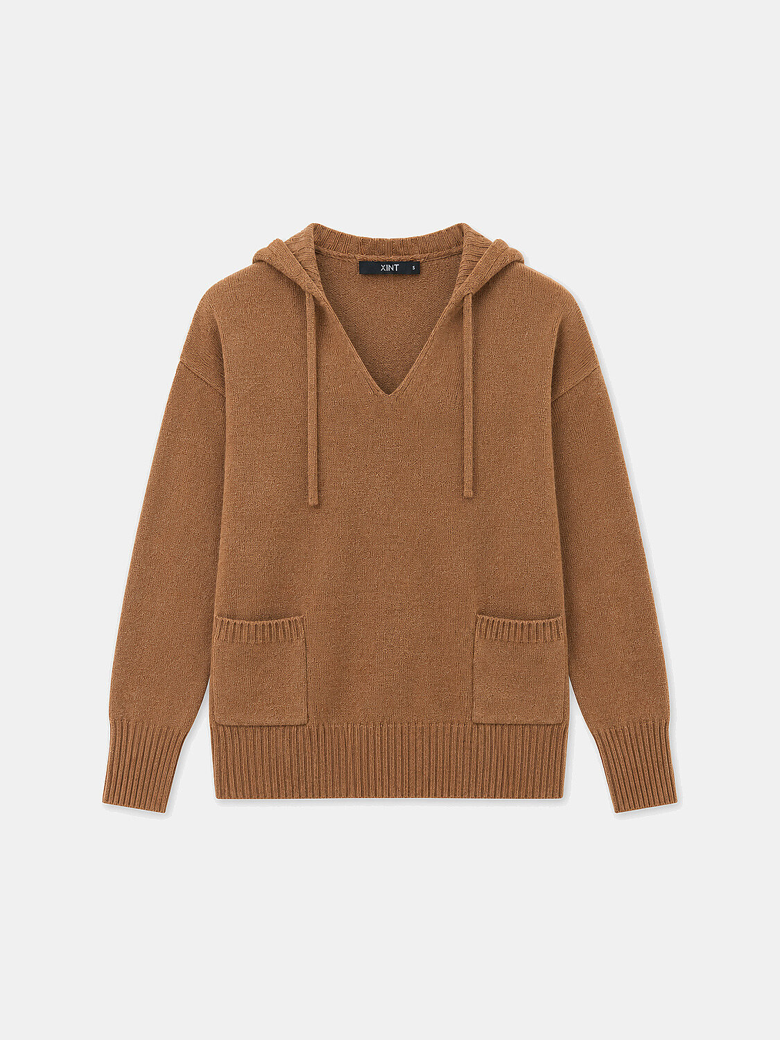 Mohair Hooded Sweater - 1