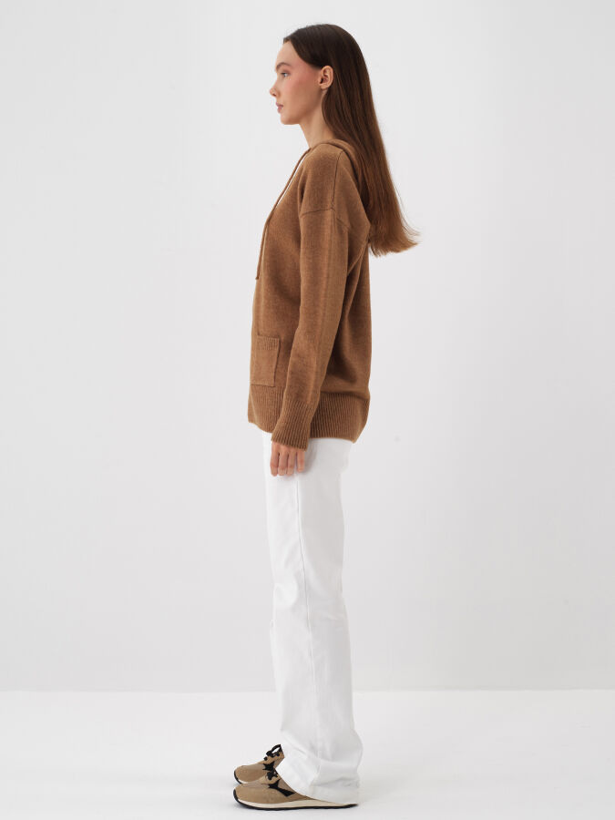 Mohair Hooded Sweater - Xint