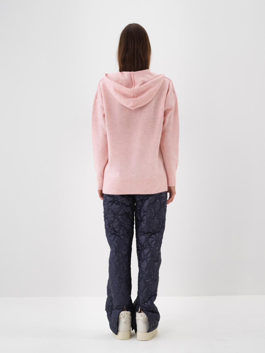 Mohair Hooded Sweater - 5