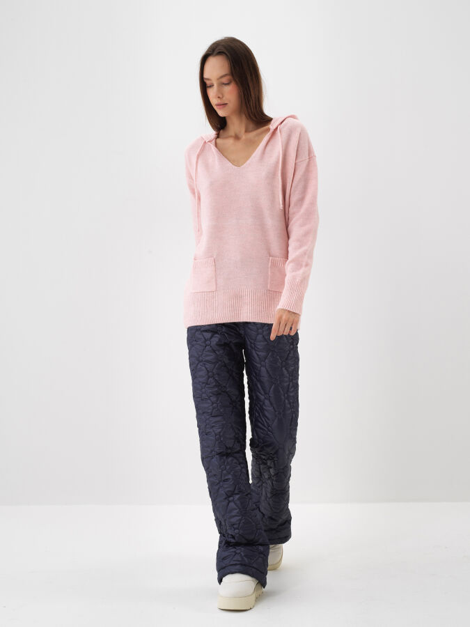 Mohair Hooded Sweater - Xint
