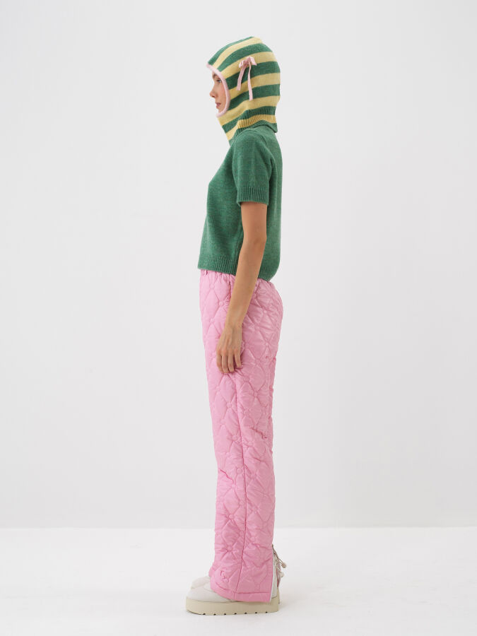 Basic Mohair Short Sleeve Sweater - Xint