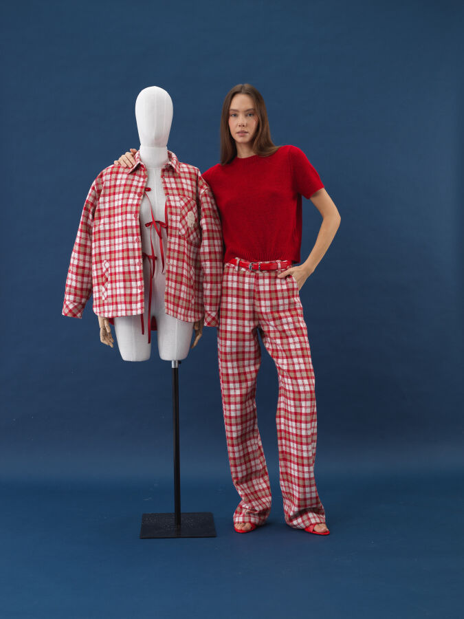 Basic Mohair Short Sleeve Sweater - Xint