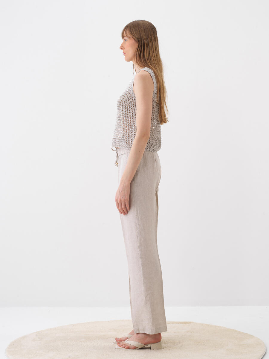 Natural Oversize Sweater - 3