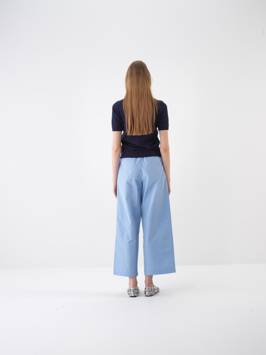 Navy Blue Regular Fit Sweater - 3