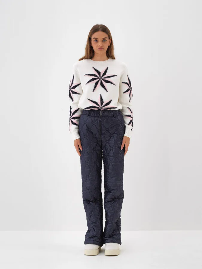 Patterned Mohair Sweater - Xint