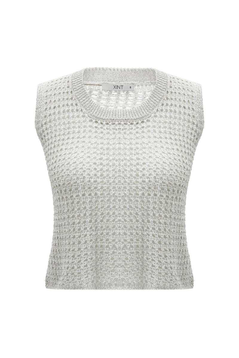 White Oversize Sweater - 5