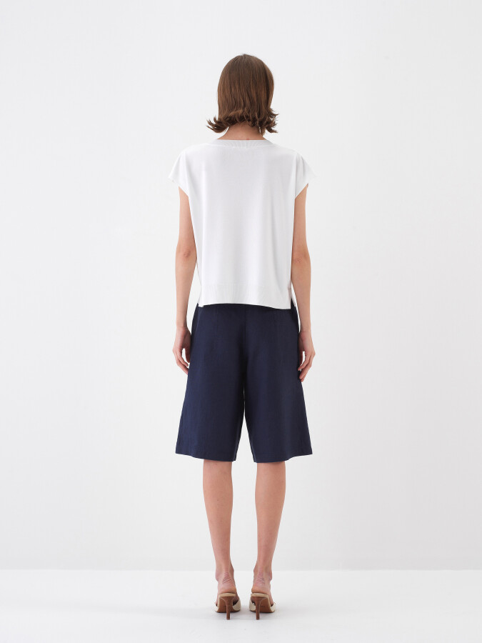 White Oversize Sweater - 5