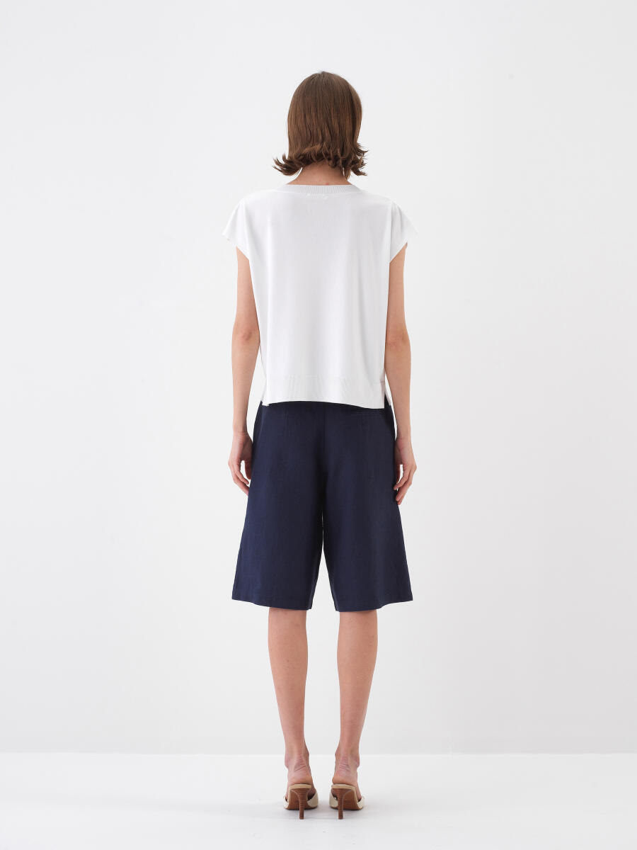 White Oversize Sweater - 5