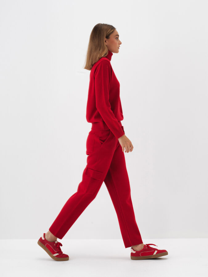 Wool Basic Turtleneck Sweater - Xint