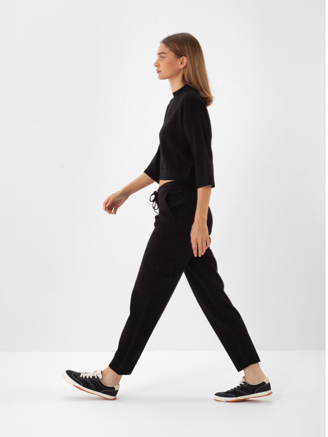 Wool Basic Plain Sweater - Xint