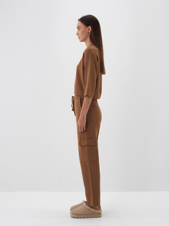 Wool Basic Plain Sweater - Xint