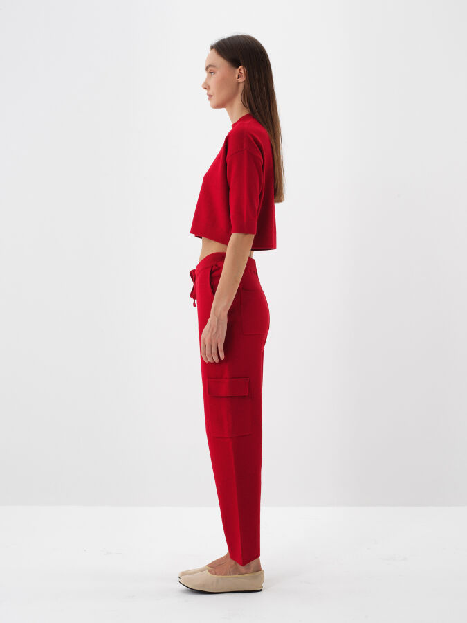 Wool Basic Plain Sweater - Xint